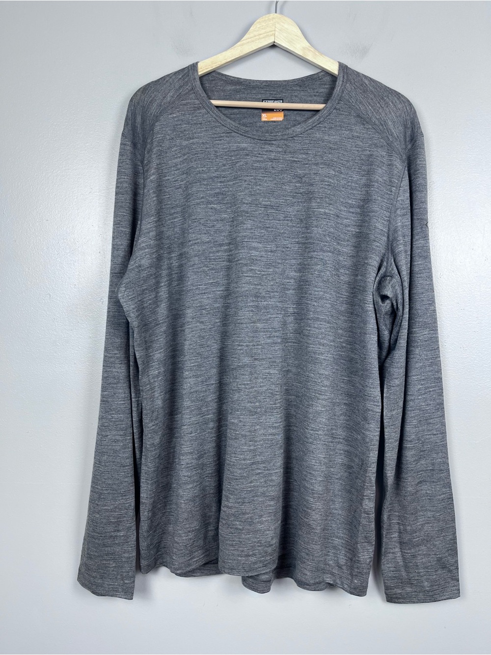 Icebreaker Merino 200 Men's 100% Wool Long Sleeve Base Layer Pullover Size XL